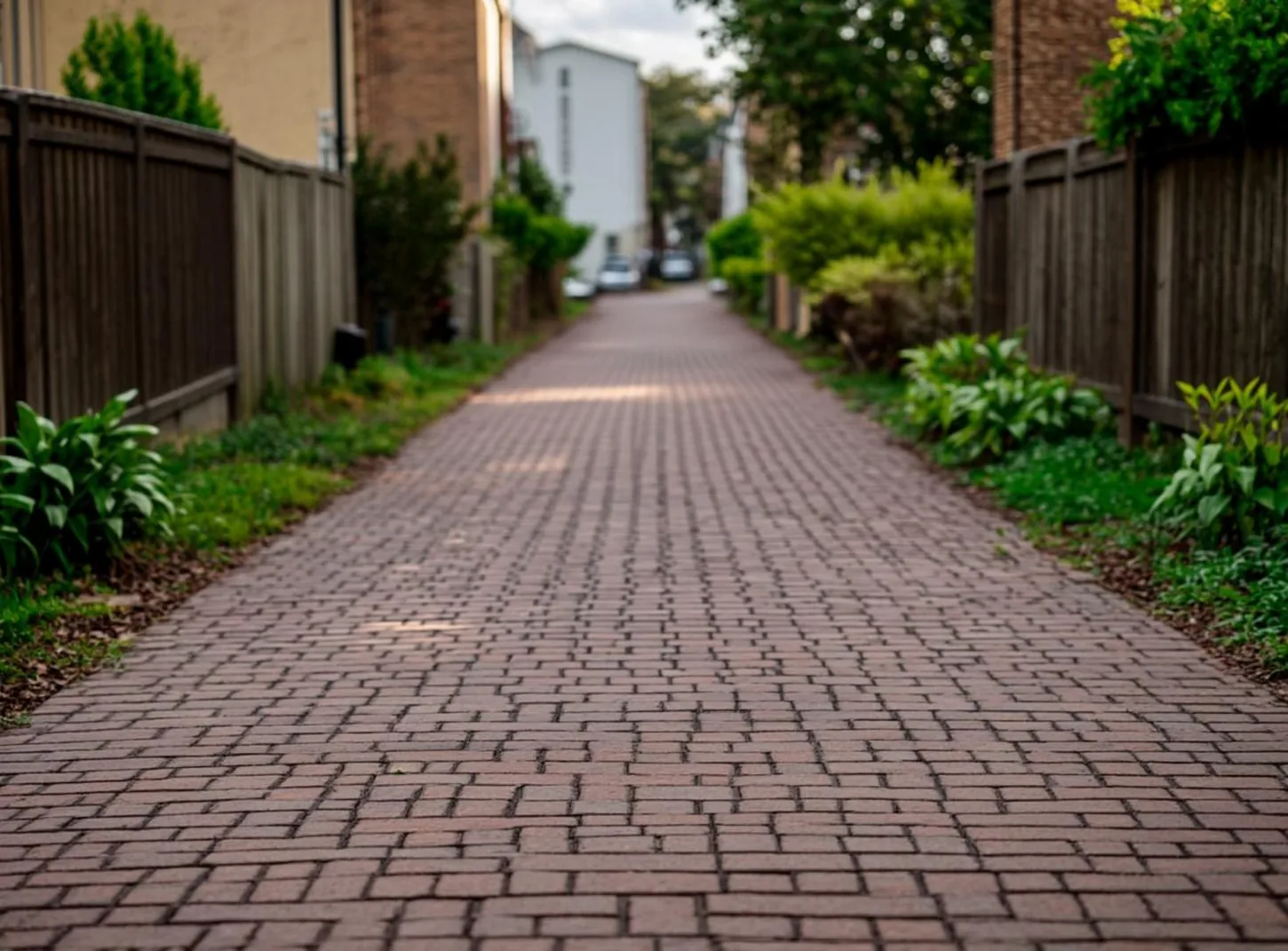 Allée en pavé uni