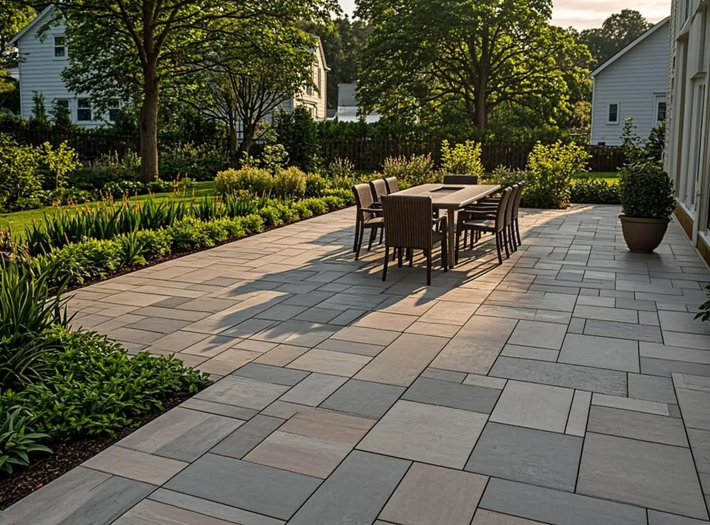 Terrasse et patio en pavé