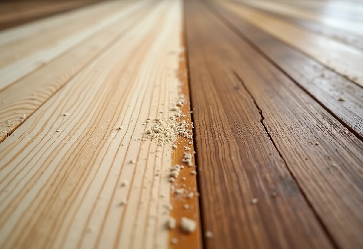 Sablage de plancher de bois — Estrie